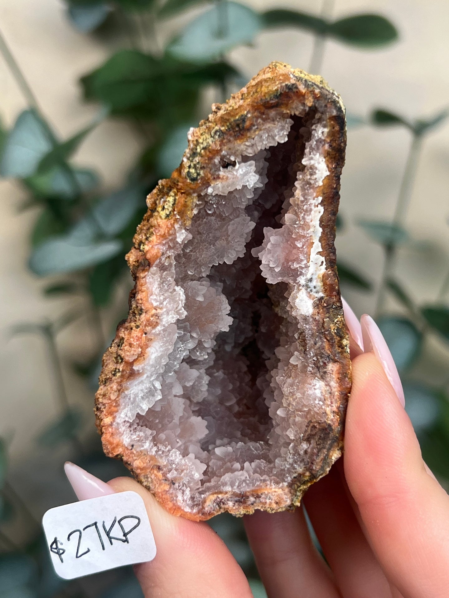 Pink Chalcedony Geodes (8 options)